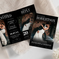 Dark Photo Magazine QR Code Tout en un Mariage