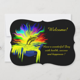 Invitation Dauphins sous le soleil, Ajouter votre texte