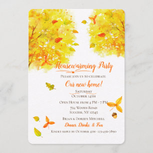 Invitation d'automne d'or