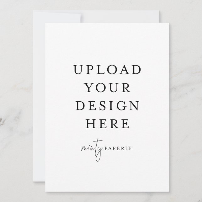 Invitation de 5,5 po x 7,5 po - Portrait (Devant)