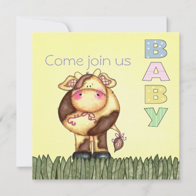 Invitation de baby shower (Devant)