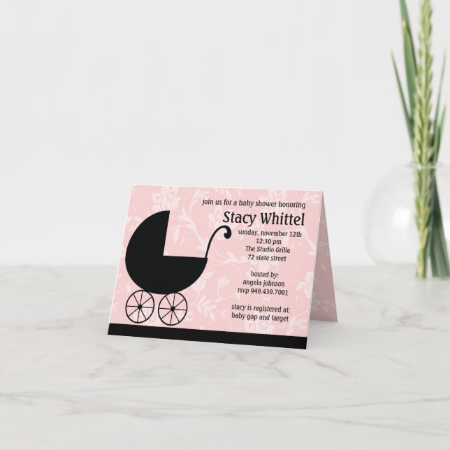 Invitation de baby shower (Devant)