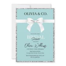 Invitation de Baby Shower à la Breakfast at Tiffan