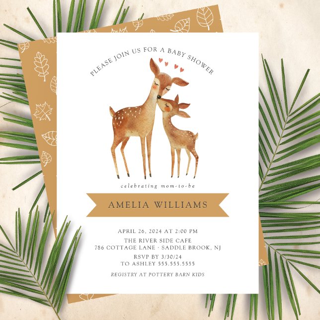 Invitation de Baby shower adorée (Créateur téléchargé)