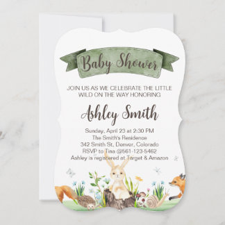 Invitation de Baby shower Boho Boho personnalisé