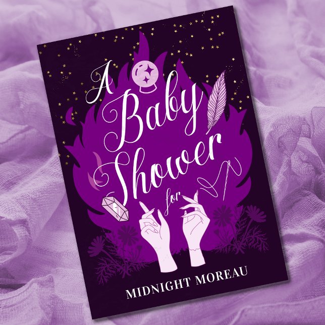 Invitation de Baby shower céleste de cuisine (Créateur téléchargé)