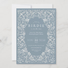 Invitation de Baby shower de Birdie Floral Dusty