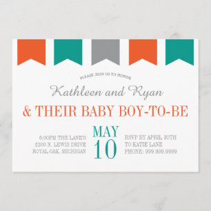 Invitation de baby shower de Co-Ed