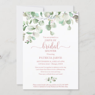 Invitation de Baby Shower de conduite par la verdu