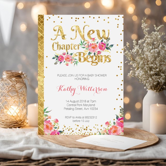 Invitation de baby shower de conte de fées de (Créateur téléchargé)