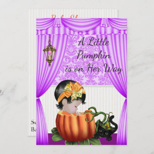 Invitation de baby shower de Halloween