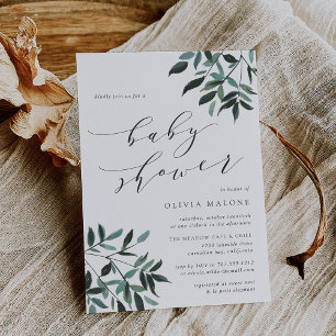 Invitation de Baby shower de la récolte