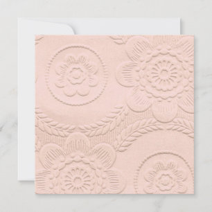 Invitation de baby shower de regard de relief par