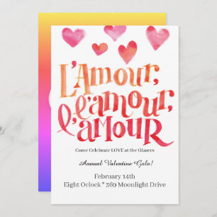 Invitation de Baby shower de Saint Valentin