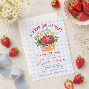 Invitation de Baby Shower Douce et Fantaisiste aux