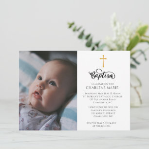 Invitation de Baby shower minimaliste moderne