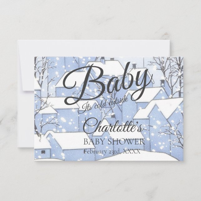 Invitation de Baby shower personnalisée (Devant)