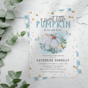 Invitation de Baby-Shower pour Petit Garçon Citrou
