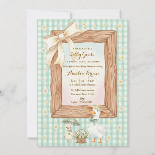 Invitation de Baby Shower Silly Goose