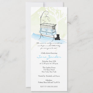 Invitation de Baby showers pour bébés