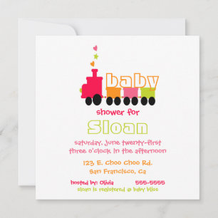 Invitation de Baby Train