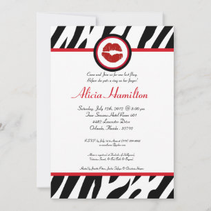 Invitation de bachelorette Poster de animal 5x7