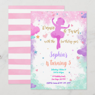 Invitation de ballerine 
