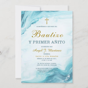 Invitation de Baptême et Premier Anniversaire