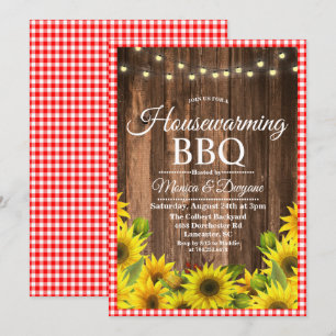 Invitation de barbecue de pendaison de crémaillère