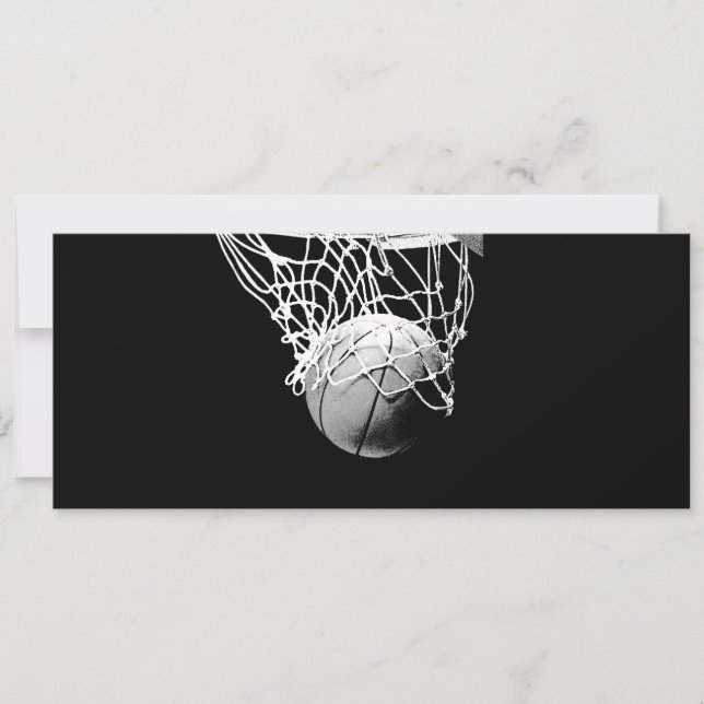Invitation de basket-ball - Invitations sportifs (Devant)