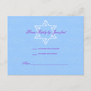 Invitation de bat mitzvah de Hailey avec la