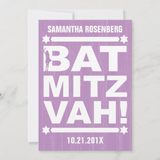Invitation de Bat mitzvah de type Big dans le viol