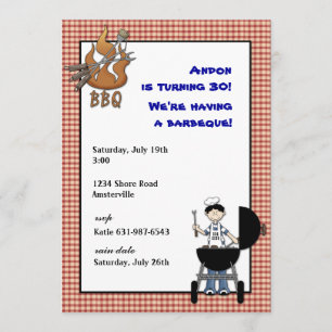 Invitation de BBQ