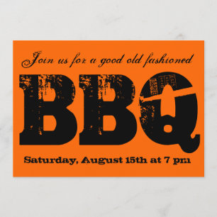 Invitation de BBQ