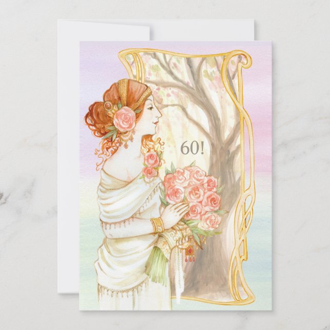 Invitation de beauté vintage (Devant)