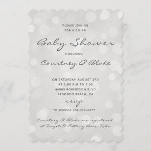 Invitation de bébé de Co-Ed