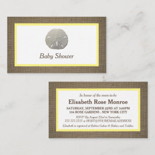 Invitation de billet de Baby Shower avec Dollar de