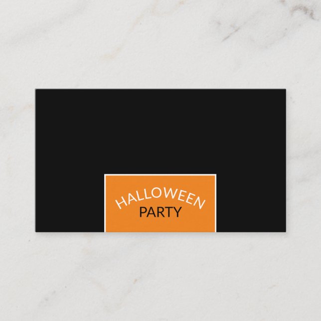 Invitation de billets de la fête d'Halloween moder (Devant)
