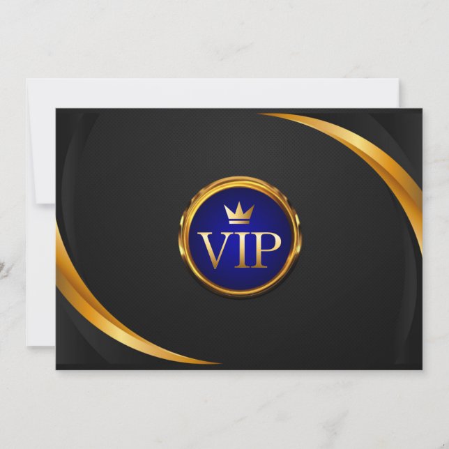 Invitation de billets de la partie VIP (Devant)
