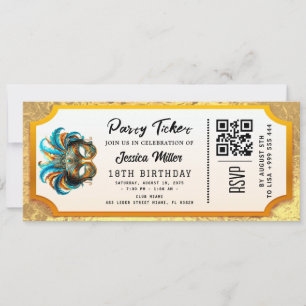 Invitation de billets Golden Party