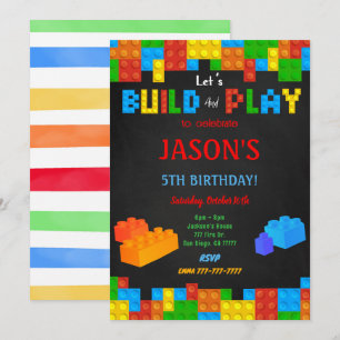Invitation de bloc modifiable