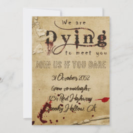 Invitation de Bloody Halloween