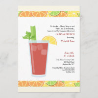 Invitation de Bloody Mary