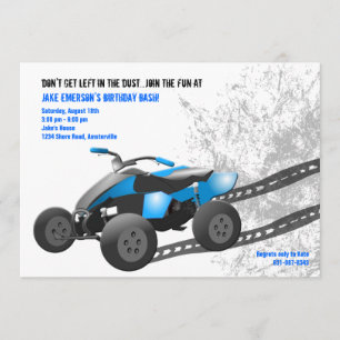Invitation de Blue ATV