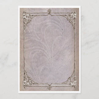 Invitation de bordure victorienne vintage