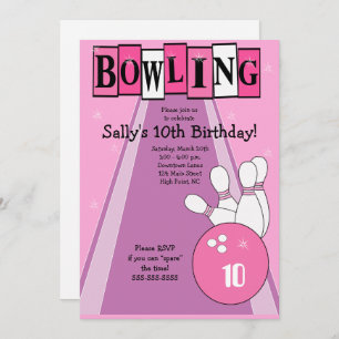 Invitation de Bowling - Lien mis à jour dans la de
