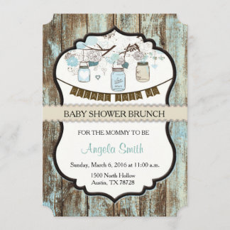 Invitation de brunch de baby shower