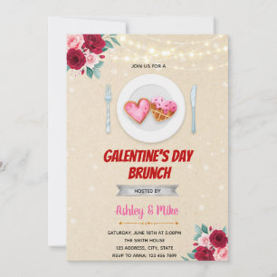 Invitation de Brunch de la Saint-Galentin