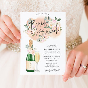 Invitation de brunch de mariage Dreamy Floral V2