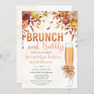 Invitation de Brunch et de Bubbly